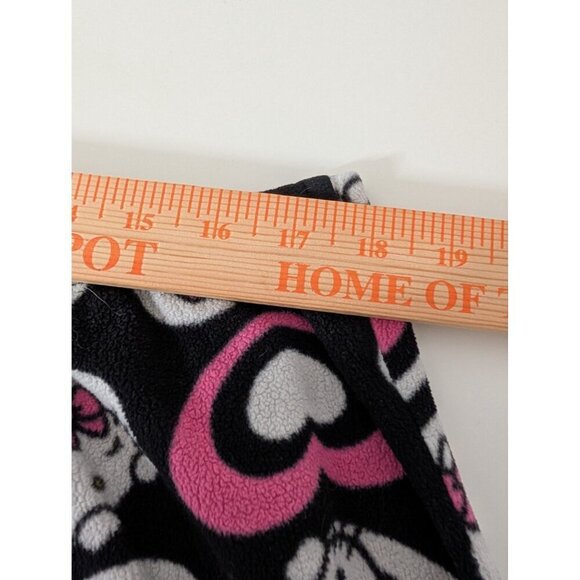 Sanrio Hello Kitty Heart Fleece PJ Pants Womens Size 2X Black Pull On Sleepwear - Picture 9 of 12